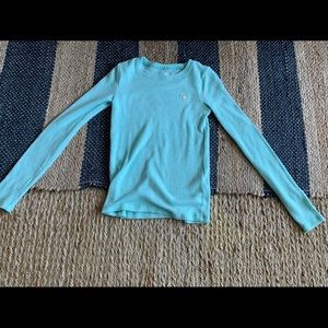 Abercrombie kids girls teal sweater 11/12 Y